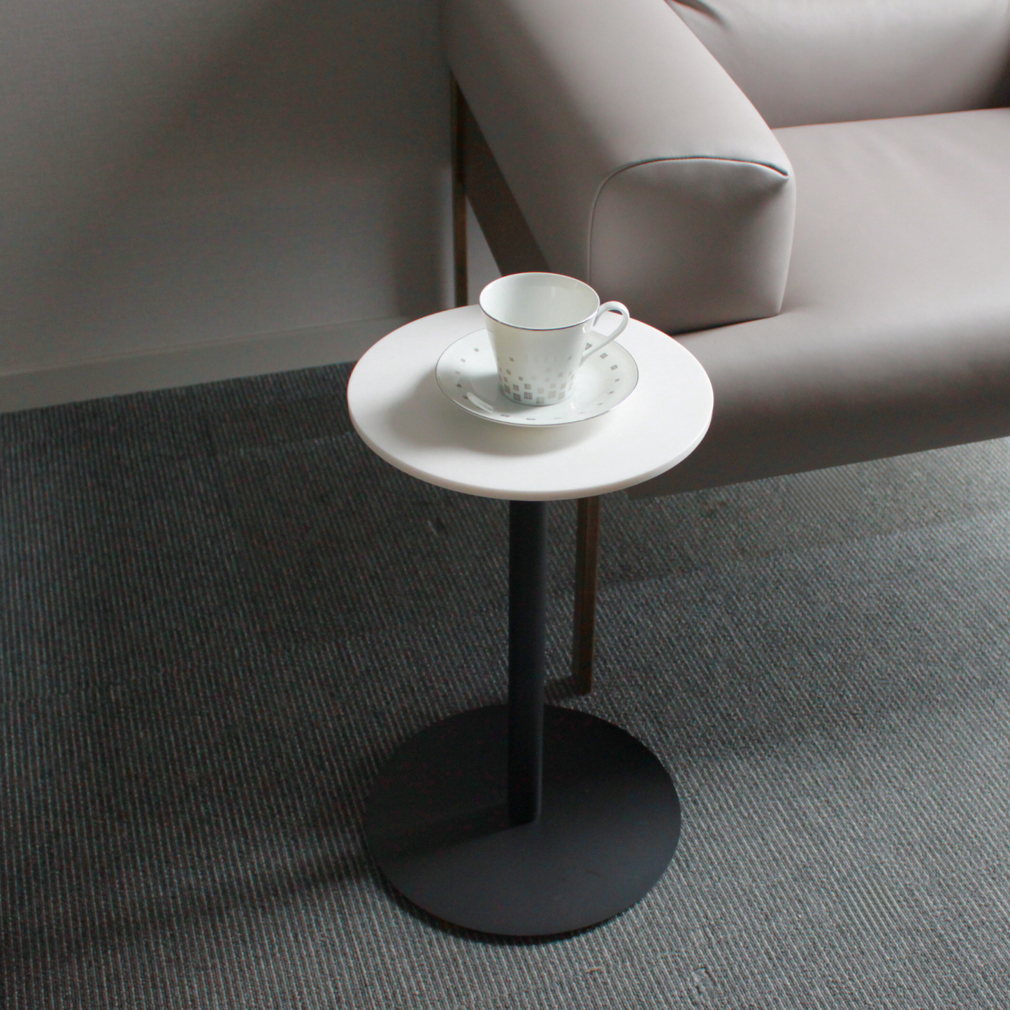 【KUROSHIRO premium】MARBLE SIDE TABLE