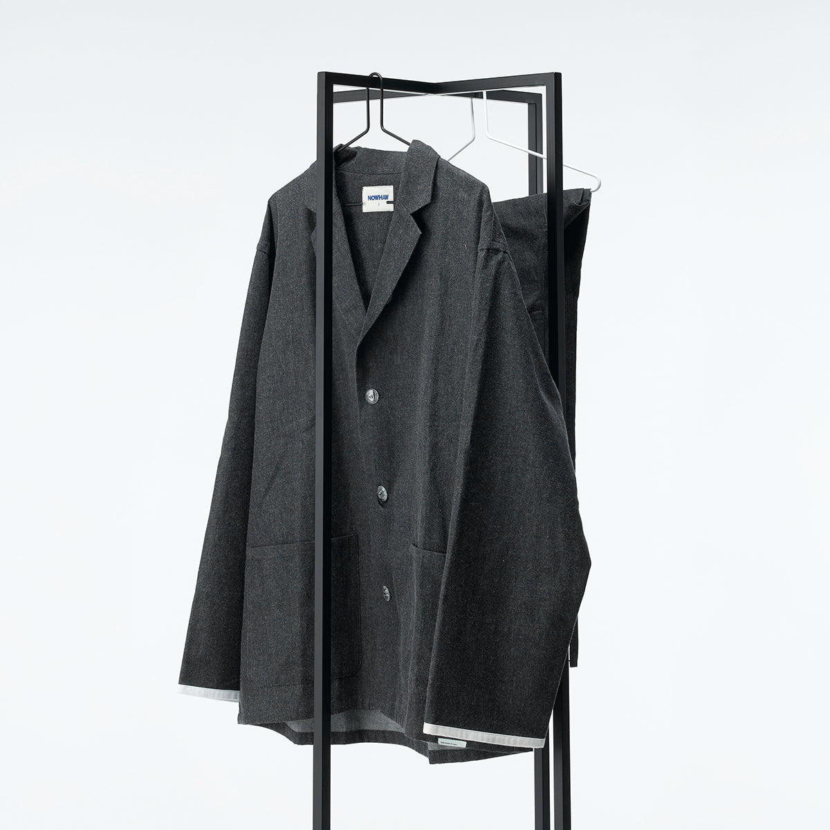 【限定カラー #ブラック】 KUROSHIRO×NOWHAW "day" pajama #kuroshiro