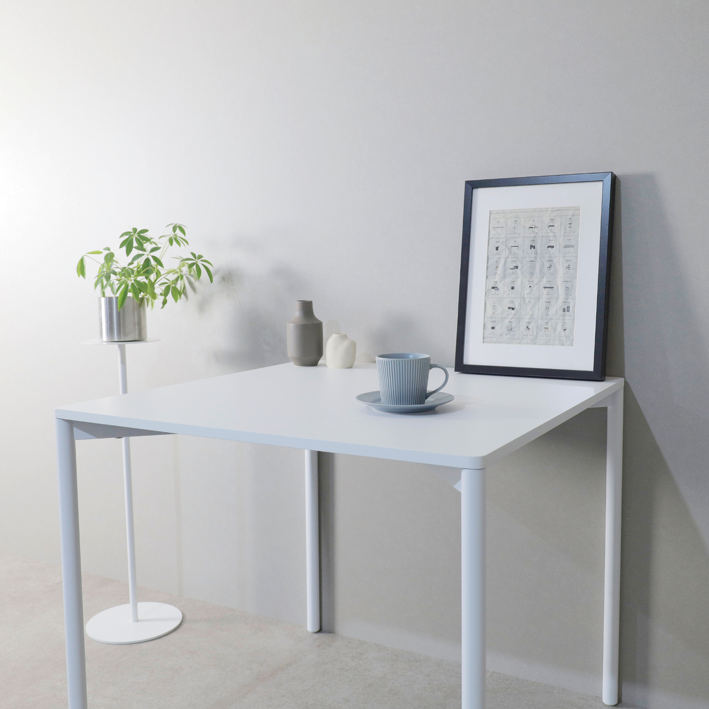 【KUROSHIRO】WOOD TOP TABLE80