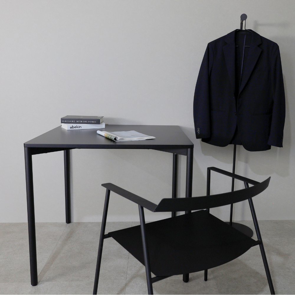 【KUROSHIRO】WOOD TOP TABLE80