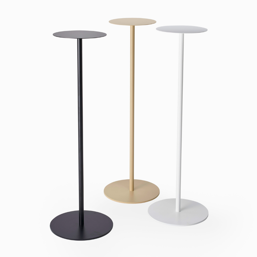 【KUROSHIRO】送料込み　ホワイト　SLIM TABLE（CIRCLE） KUROSHIRO】SLIM TABLE（CIRCLE）