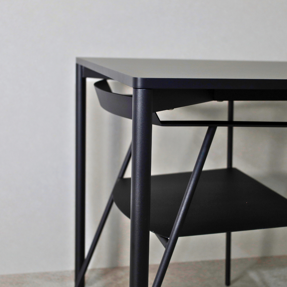 【KUROSHIRO】WOOD TOP TABLE80