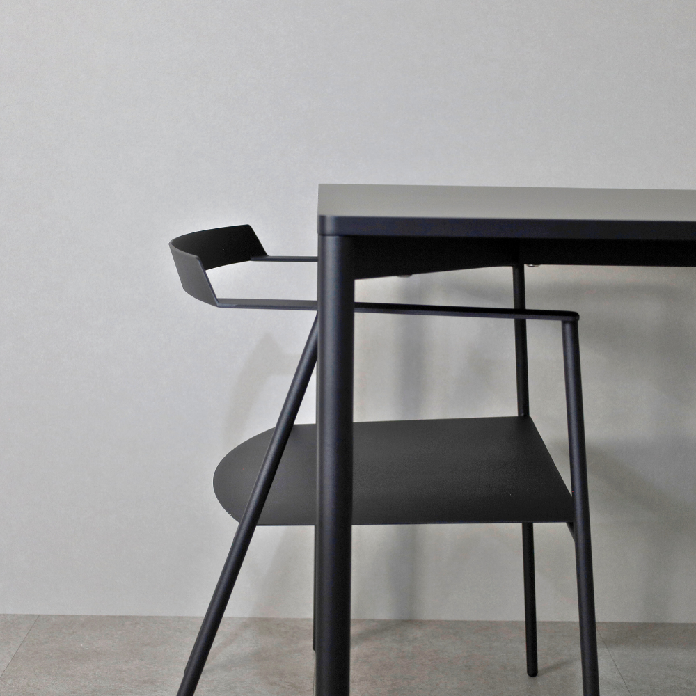 【KUROSHIRO】WOOD TOP TABLE80