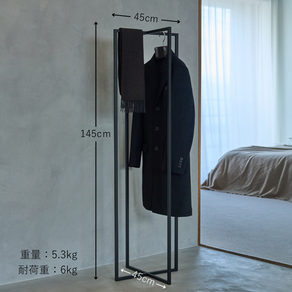 【KUROSHIRO】COAT STAND X