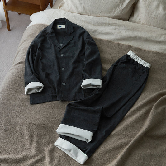 【限定カラー #ブラック】 KUROSHIRO×NOWHAW  "day" pajama #kuroshiro