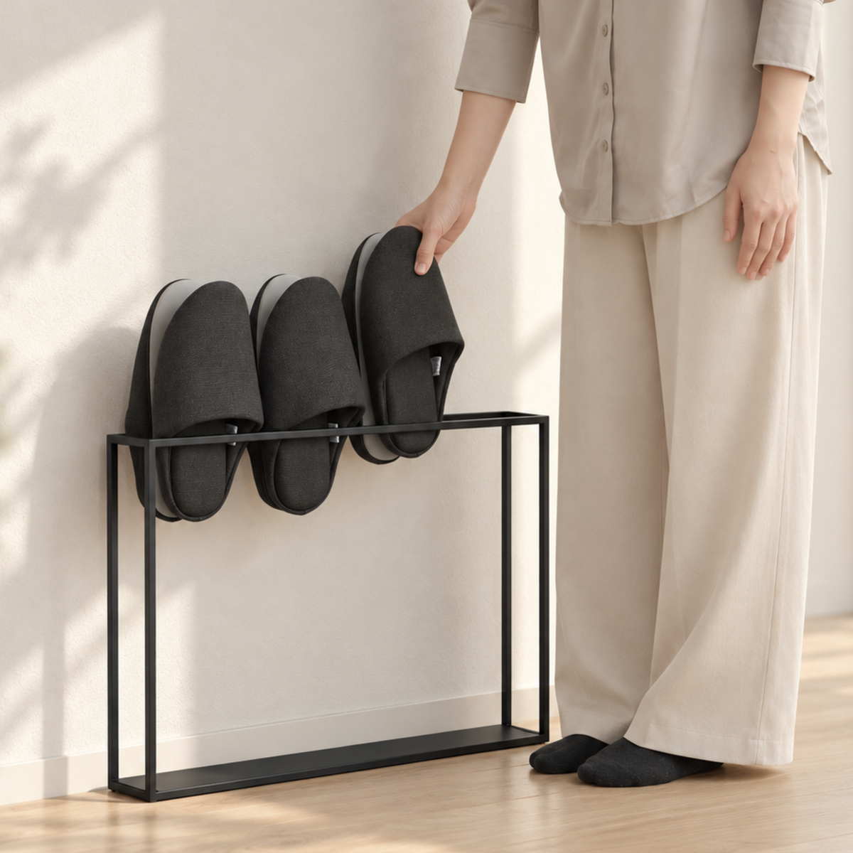 【KUROSHIRO】SLIPPERS RACK
